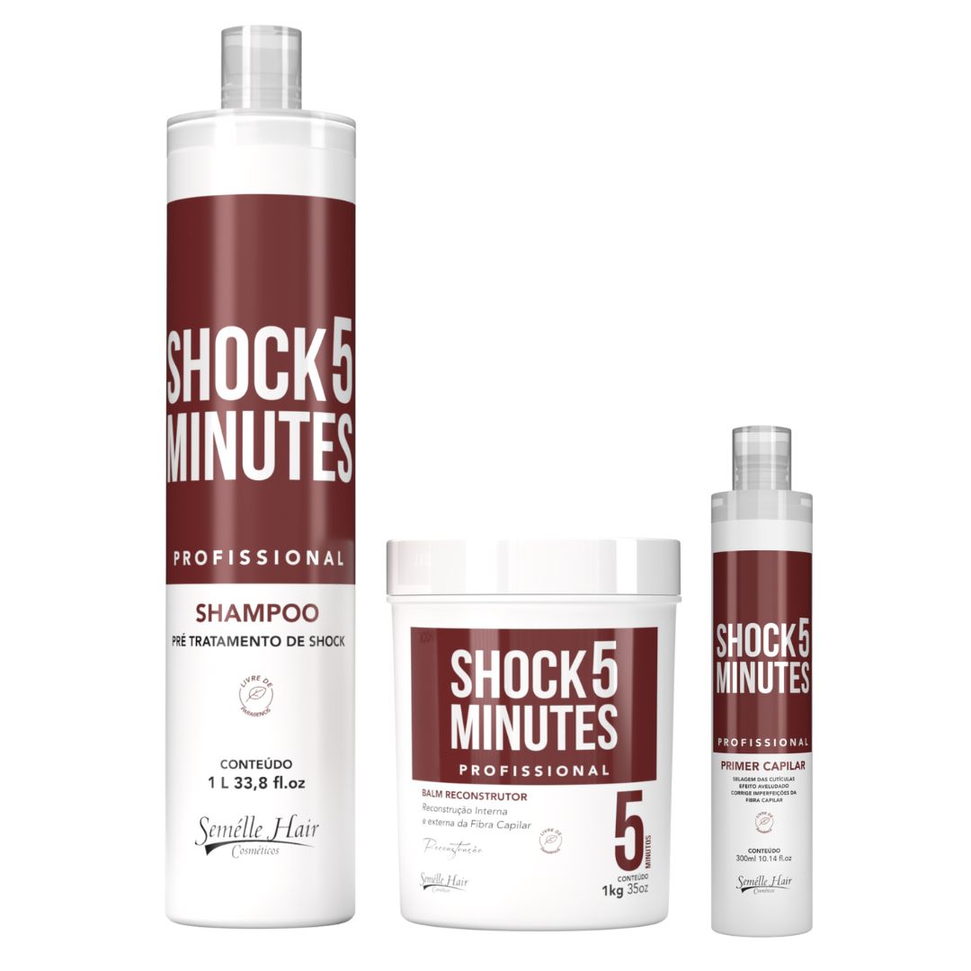 Kit SHOCK 5 Reconstrução Capilar Profissional-0